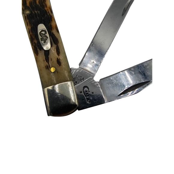 RARE 2018 Case Xx Amber Bone Caplifter Mini Trapper (6207 SS) - Picture 5 of 6